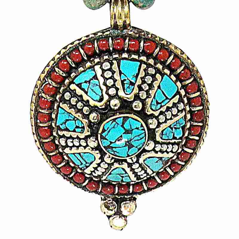 Turquoise Stone Necklace-Pendant