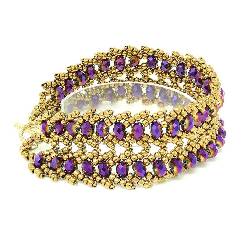 Ultraviolet Crystal Bracelet - right