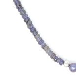 Blue Sapphire Freshwater Pearl Necklace - Gemstones