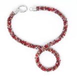 Rose Red Crystal Necklace – Open