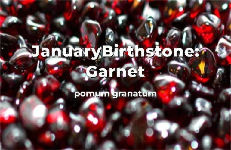 January Garnet Birthstone